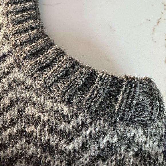 Vintage Filene's The Men's Store Shetland Wool Grandpa Sweater Vest / medium - Picture 6 of 8